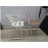 Image 2 : 2 Metal Kids Chairs 