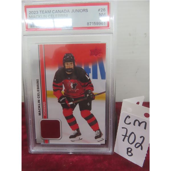 Graded Macklin Celebrini 