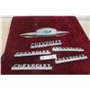 Image 1 : 6x Chevrolet Chrome Auto Decals - Longest 17" 