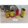 Image 4 : 4 White Rose Quart Cans of Motor Oil , Outboard Separator 