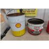 Image 2 : 5 Gallon Pails, Shell, Veeoil, Coop + Esso Grease 
