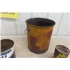 Image 5 : White Rose Grease Pail, Antelo, Quart Can, Marine Sub Grease + Gulf 