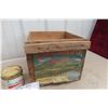 Image 2 : Fruit Crate Tobacco Tins, Shoe Polish Tins, Saw Settler 