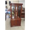 Image 1 : China Cabinet 2 Piece with Shelves 75"x37"x16"