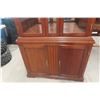 Image 3 : China Cabinet 2 Piece with Shelves 75"x37"x16"