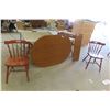 Image 1 : Kitchen Table 36"x48"x30" + 12" Leaf + 2 Chairs