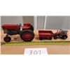 Image 2 : MASSEY MF 175 DIESEL 1/6TH DIECAST, MASSEY 362 TRACTOR AND TRAILER.