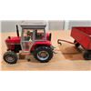 Image 5 : MASSEY MF 175 DIESEL 1/6TH DIECAST, MASSEY 362 TRACTOR AND TRAILER.