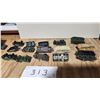 Image 2 : 15 CORGI, MAISTO MINIATURE METAL ARMY VEHICLES.