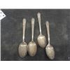Image 6 : 4 Silver Plated Commemorative Spoons JFK, George Washington
