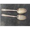Image 8 : 4 Silver Plated Commemorative Spoons JFK, George Washington