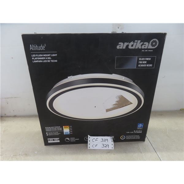 LED Flush Mount Light Fixtures New or  Store Return