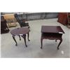 Image 1 : 2 End Tables 1) 20"x24"x19" 1) 22"x22"x24"