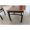 Image 2 : 2 End Tables 1) 21x21x27 1) 21"x27"x23"