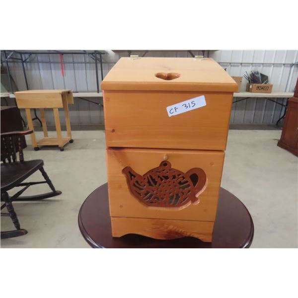 Potato / Onion Bin 20"x12"x12"