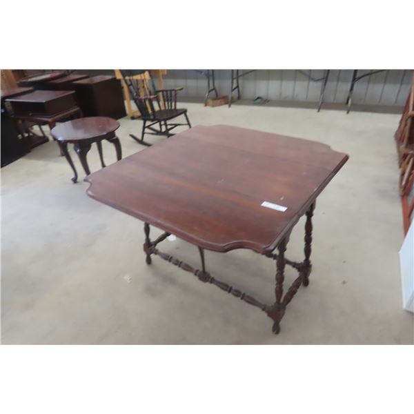 Walnut Drop Leaf Table 