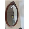 Image 1 : Wood Framed Mirror 33 1/2"x18 1/2"