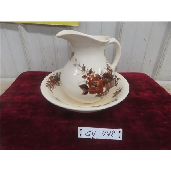 Wash Basin and Pitcher 