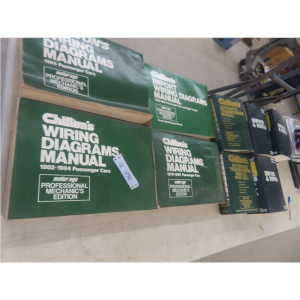 4 Chilton's Wiring Diagrams Manuals, 2 Automatic 