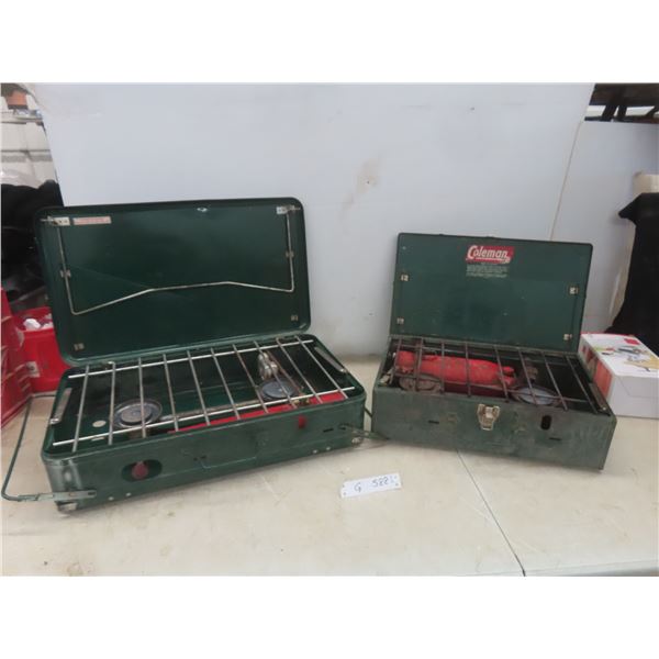 2 Propane Camping Stoves