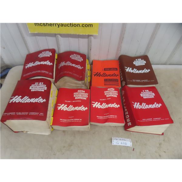 8 Manuals Hollander 