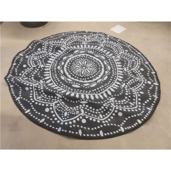 Outdoor Round Rug 78''