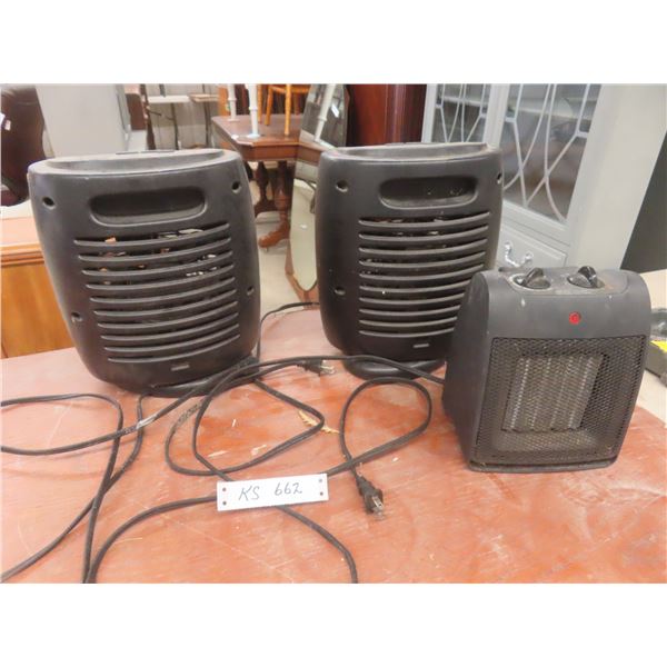 3 Electric Heaters