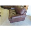 Image 2 : Love Seat / Couch Leather /Leather Style 72" Wide 