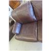 Image 4 : Love Seat / Couch Leather /Leather Style 72" Wide 