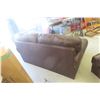 Image 5 : Love Seat / Couch Leather /Leather Style 72" Wide 