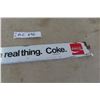 Image 3 : Coke Metal Rack Sign Bracket 2 1/2'' x 19'' 