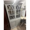 Image 1 : Painted Corner China Cabinet 65'' x up to 34'' x up to