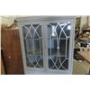 Image 2 : Painted Corner China Cabinet 65'' x up to 34'' x up to