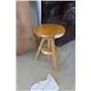 Image 1 : Adjustable Wood Stool, Wood Ironing Board
