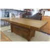 Image 2 : Rustic Table 30'' x 42'' x 76'' with 1 Bench 