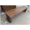 Image 5 : Rustic Table 30'' x 42'' x 76'' with 1 Bench 