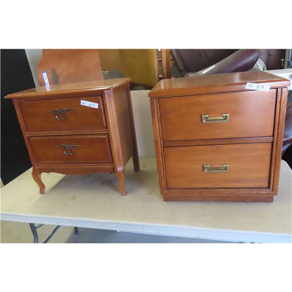 2 Night Stands (Not Matching) 23'' x 22'' x 16'' 