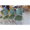 Image 2 : Set of 6 Retro Kitchen Chairs 