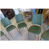 Image 3 : Set of 6 Retro Kitchen Chairs 