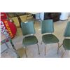 Image 4 : Set of 6 Retro Kitchen Chairs 