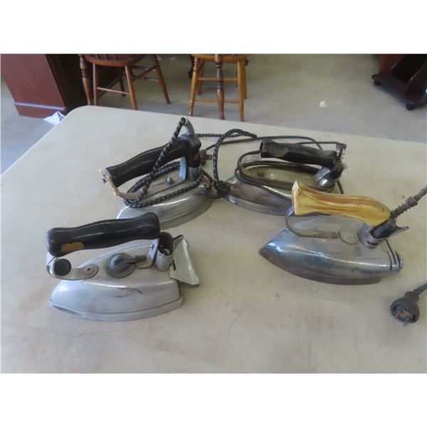 4 Vintage Irons 