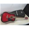 Image 1 : Ebase Handcrafted Acoustic Guitar with Soft Case