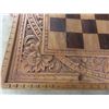 Image 3 : Wood Carved Chess Board with Chess Pieces