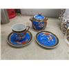 Image 5 : 38 Sumida Gawa Pottery Tea set With Spoons 