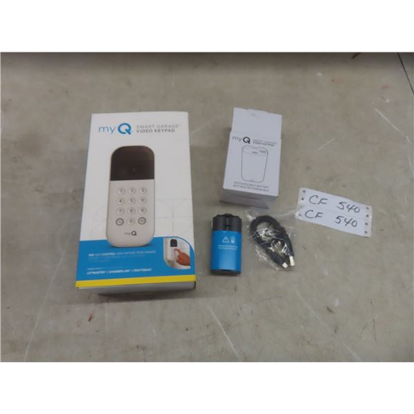 Smart Gurage Video Keypad and Rechargeable Battery New or Store Return