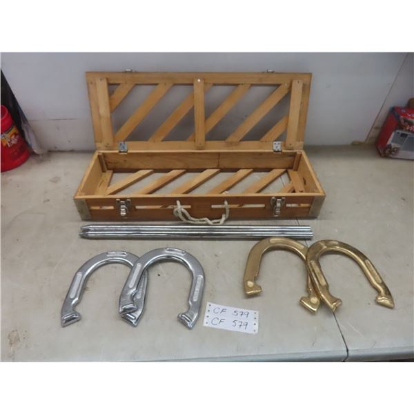 Horse Shoe Set with Case 