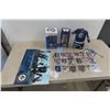 Image 1 : Winnipeg Jets - Wheeler Bobblehead, Connor Mini Jersey, Haverchuck Cards