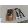 Image 1 : Metal Hole Cutters (4), Pliers, Hammer 