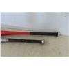 Image 2 : 2 Aluminum Baseball Bats, Racket, Antique Golf Ball Extractor