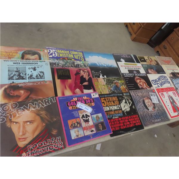 40 Plus Albums Rod Stewart, Kenny Rogers, George Strait